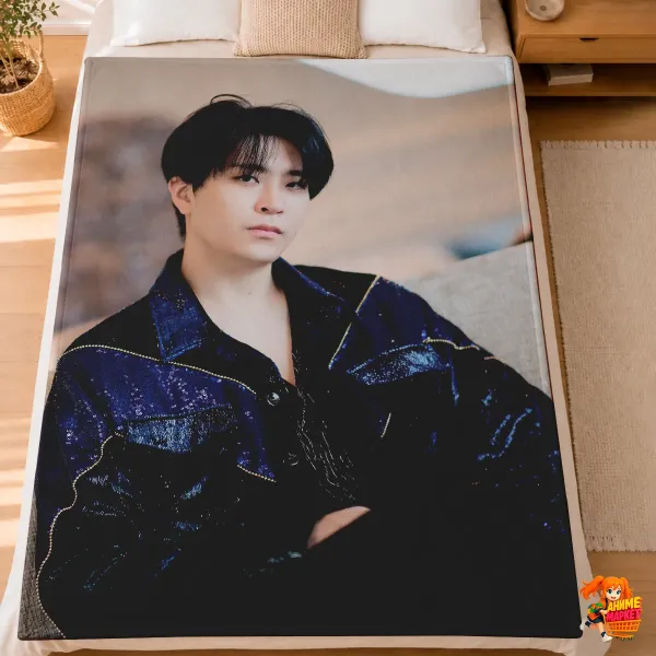 Плед с принтом k-pop Got7 Чхве Ёнджэ Плед с принтом k-pop Got7 Чхве Ёнджэ