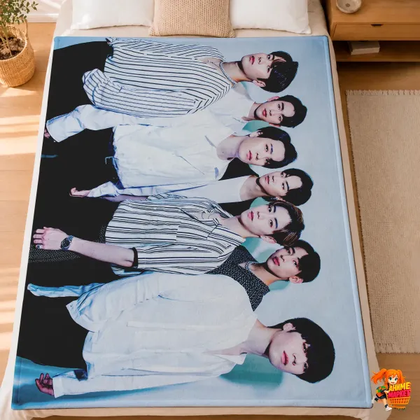 Плед с принтом k-pop Got7 Плед с принтом k-pop Got7