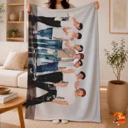 Плед с принтом k-pop Got7