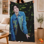 Плед с принтом k-pop Got7 Ким Югём