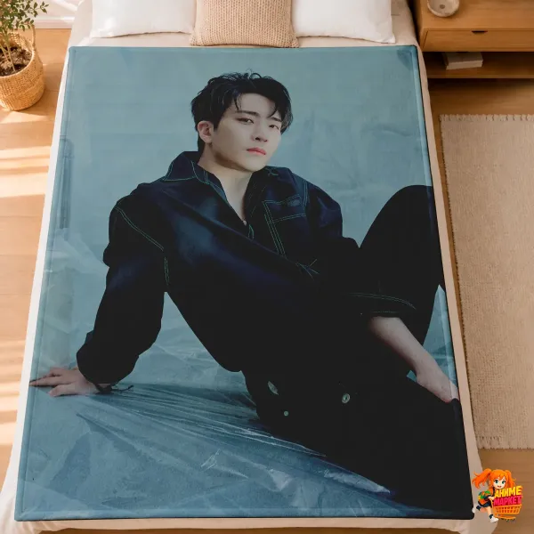 Плед с принтом k-pop Got7 Чхве Ёнджэ Плед с принтом k-pop Got7 Чхве Ёнджэ