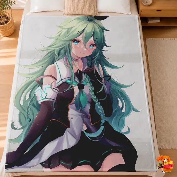 Плед с принтом Hatsune Miku Хацунэ Мику Плед с принтом Hatsune Miku Хацунэ Мику
