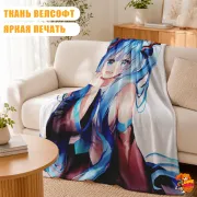 Плед с принтом Hatsune Miku Хацунэ Мику