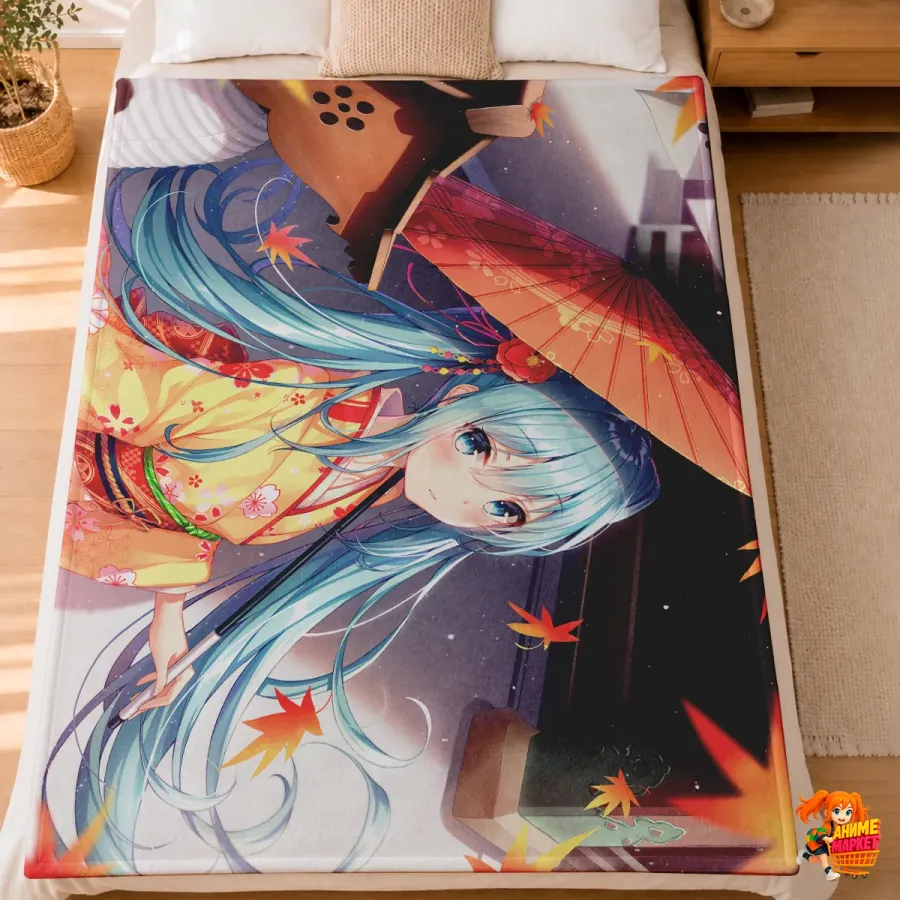 Плед с принтом Hatsune Miku Хацунэ Мику