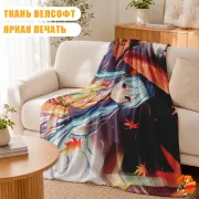 Плед с принтом Hatsune Miku Хацунэ Мику