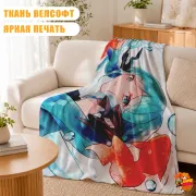 Плед с принтом Hatsune Miku Хацунэ Мику