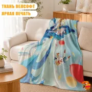 Плед с принтом Hatsune Miku Хацунэ Мику
