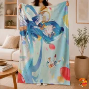 Плед с принтом Hatsune Miku Хацунэ Мику