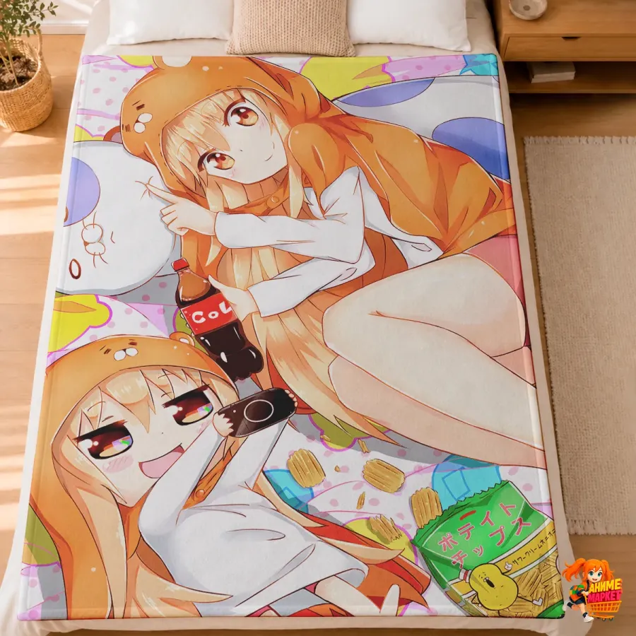 Плед с принтом Himouto! Umaru-chan Двуличная сестрёнка Умару-чан!