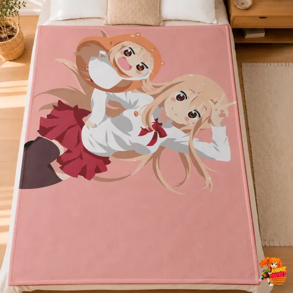 Плед с принтом Himouto! Umaru-chan Двуличная сестрёнка Умару-чан! Плед с принтом Himouto! Umaru-chan Двуличная сестрёнка Умару-чан!
