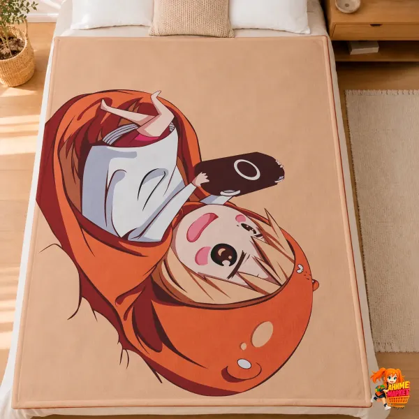 Плед с принтом Himouto! Umaru-chan Двуличная сестрёнка Умару-чан! Плед с принтом Himouto! Umaru-chan Двуличная сестрёнка Умару-чан!