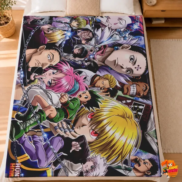 Плед с принтом Hunter x Hunter Хантер х Хантер Плед с принтом Hunter x Hunter Хантер х Хантер