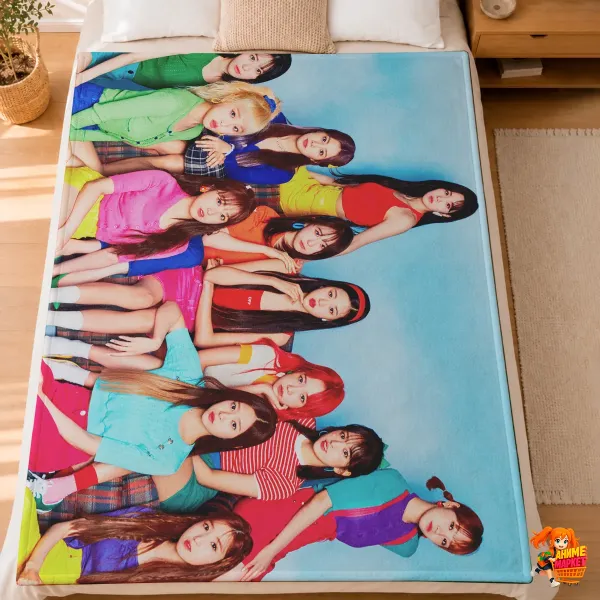 Плед с принтом k-pop Iz*One Плед с принтом k-pop Iz*One