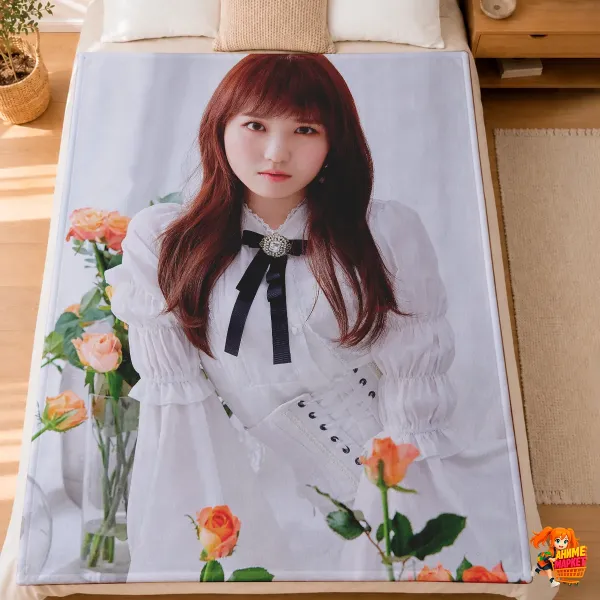 Плед с принтом k-pop Iz*One Хитоми Плед с принтом k-pop Iz*One Хитоми