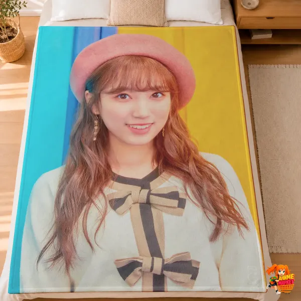Плед с принтом k-pop Iz*One Ябуки Нако Плед с принтом k-pop Iz*One Ябуки Нако