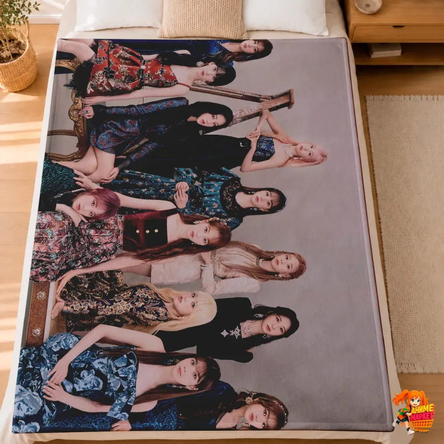 Плед с принтом k-pop Iz*One