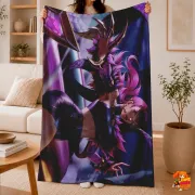 Плед с принтом K/DA Эвелинн