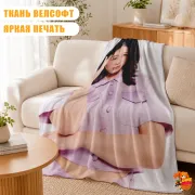 Плед с принтом k-pop Kep1er
