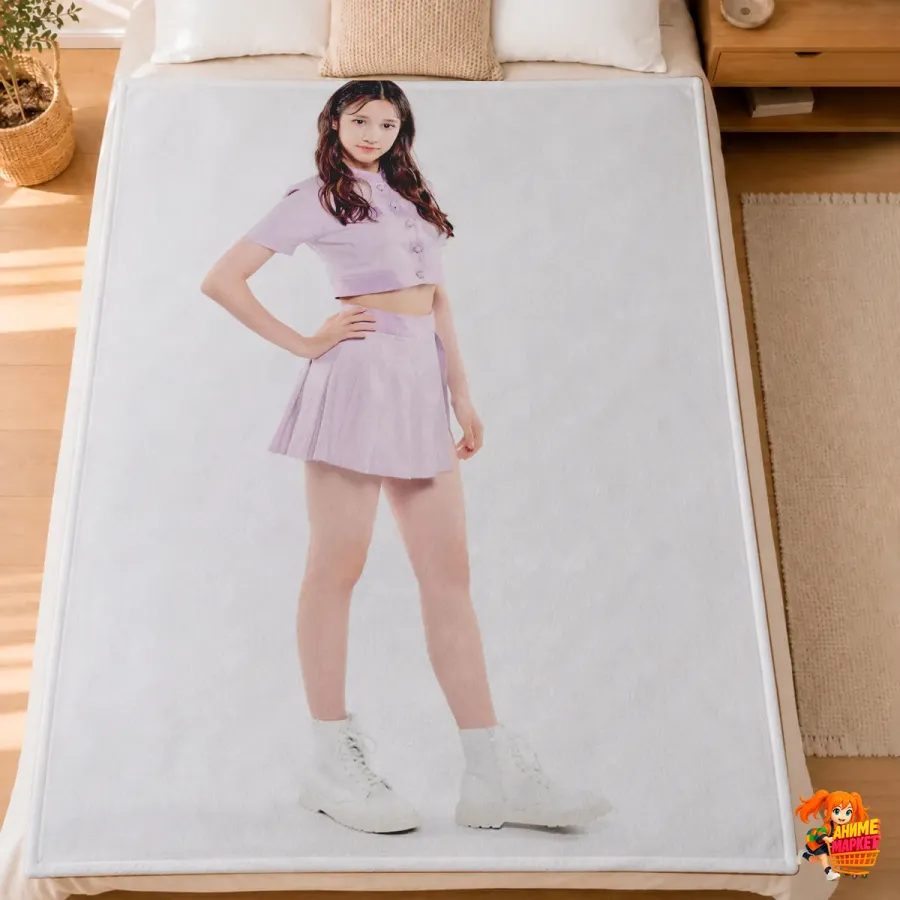 Плед с принтом k-pop Kep1er