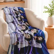 Плед с принтом k-pop Kep1er