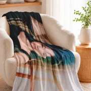 Плед с принтом k-pop Kep1er
