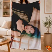 Плед с принтом k-pop Kep1er