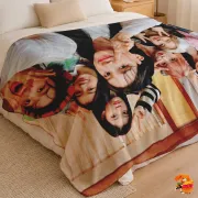 Плед с принтом k-pop Kep1er