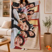 Плед с принтом k-pop Kep1er