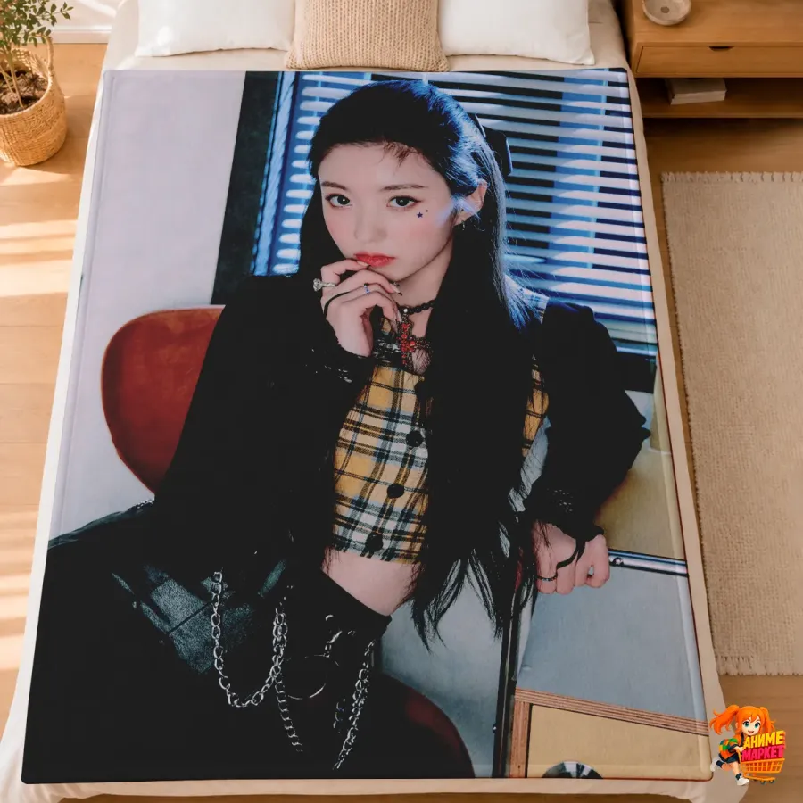 Плед с принтом k-pop Kep1er