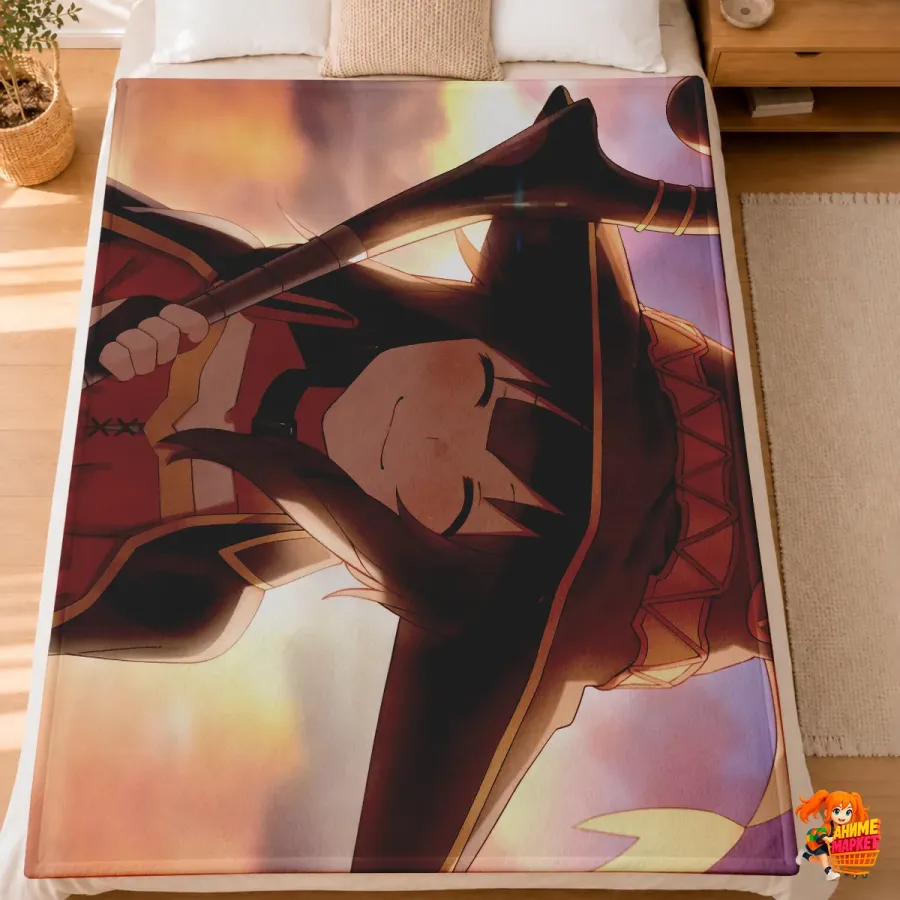Плед с принтом Konosuba