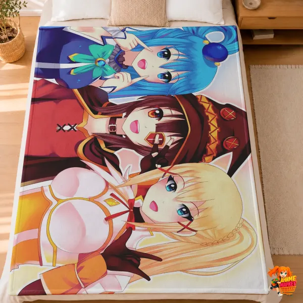 Плед с принтом Konosuba Плед с принтом Konosuba