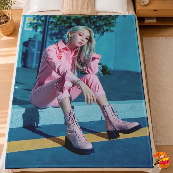 Плед с принтом k-pop Mamamoo Плед с принтом k-pop Mamamoo