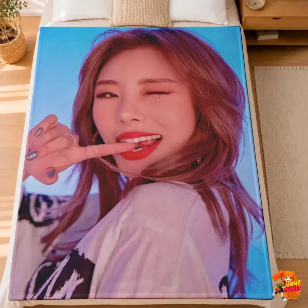 Плед с принтом k-pop Mamamoo Плед с принтом k-pop Mamamoo