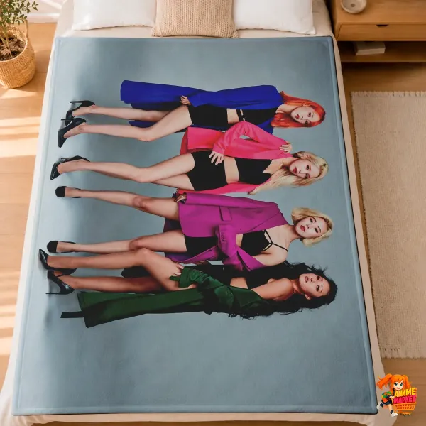 Плед с принтом k-pop Mamamoo Плед с принтом k-pop Mamamoo