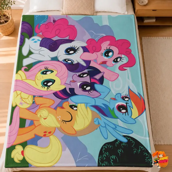 Плед с принтом My Little Pony Маленькие пони Плед с принтом My Little Pony Маленькие пони