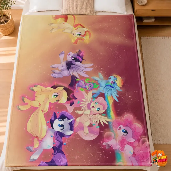 Плед с принтом My Little Pony Маленькие пони Плед с принтом My Little Pony Маленькие пони