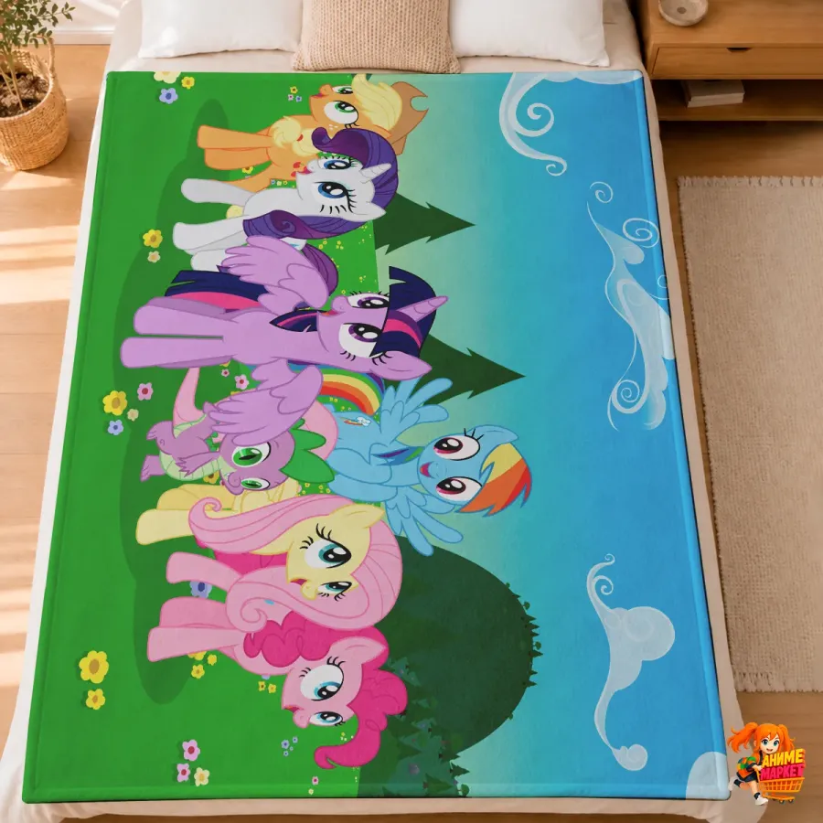 Плед с принтом My Little Pony Маленькие пони