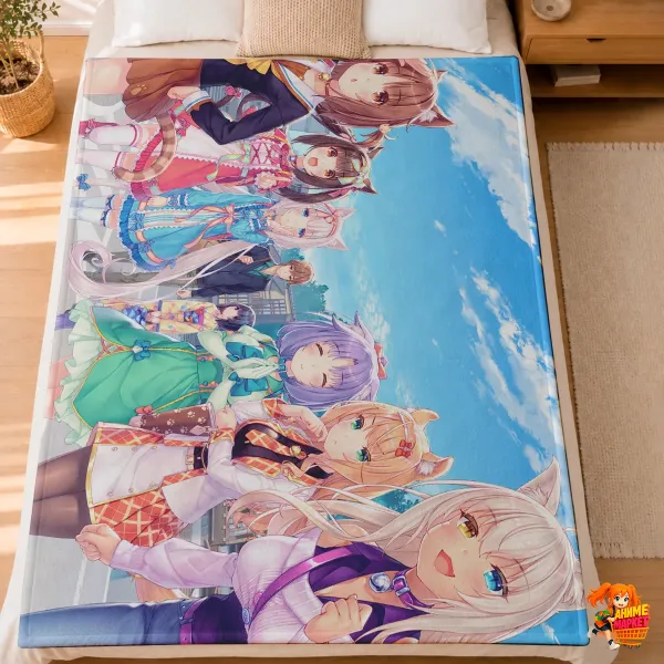 Плед с принтом NEKOPARA Плед с принтом NEKOPARA