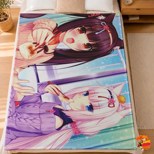 Плед с принтом NEKOPARA Плед с принтом NEKOPARA