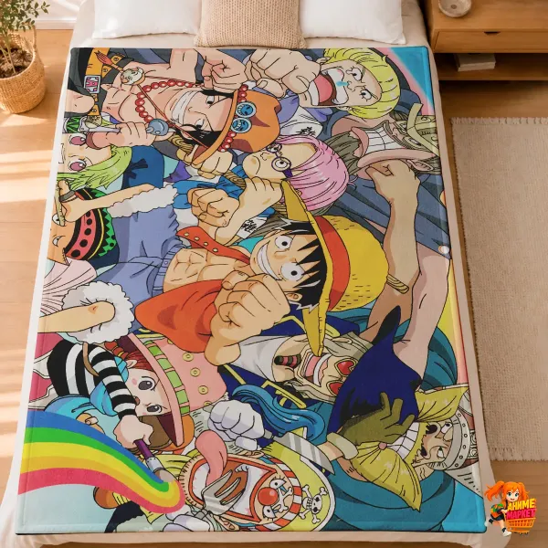 Плед с принтом One Piece Ван Пис Плед с принтом One Piece Ван Пис