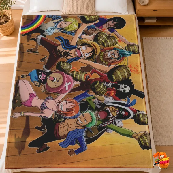 Плед с принтом One Piece Ван Пис Плед с принтом One Piece Ван Пис