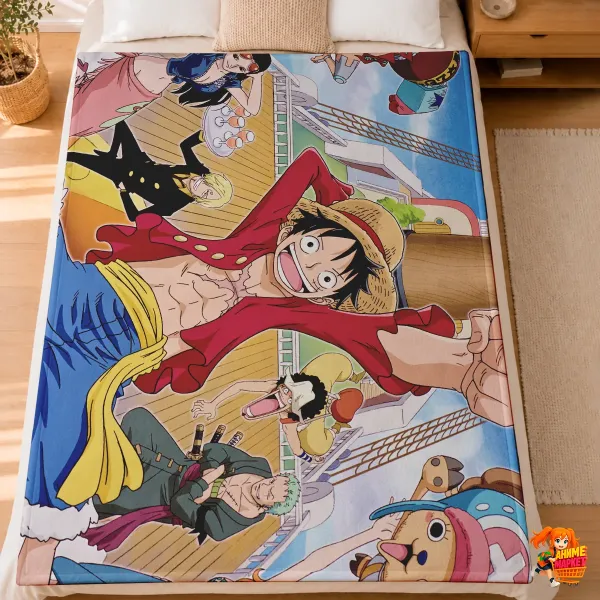 Плед с принтом One Piece Ван Пис Плед с принтом One Piece Ван Пис