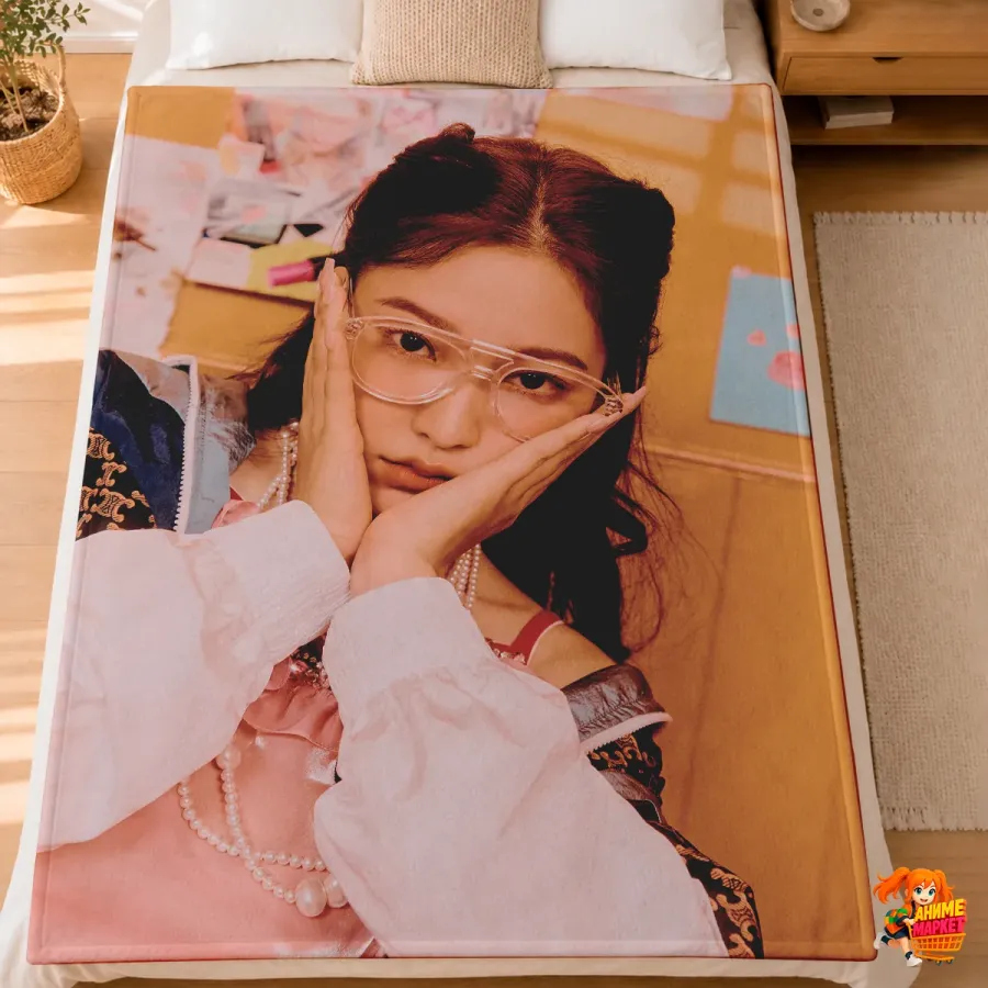 Плед с принтом k-pop Red Velvet
