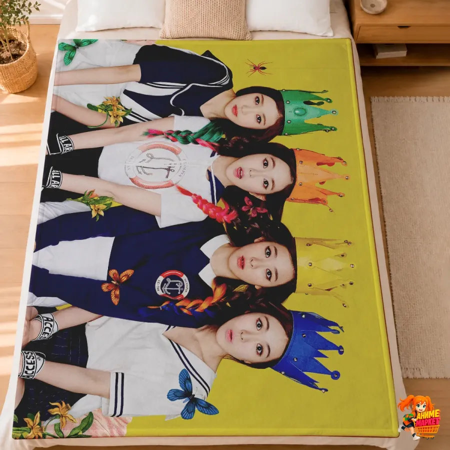 Плед с принтом k-pop Red Velvet
