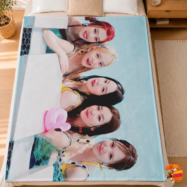 Плед с принтом k-pop Red Velvet Плед с принтом k-pop Red Velvet