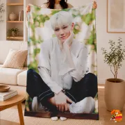 Плед с принтом k-pop Seventeen