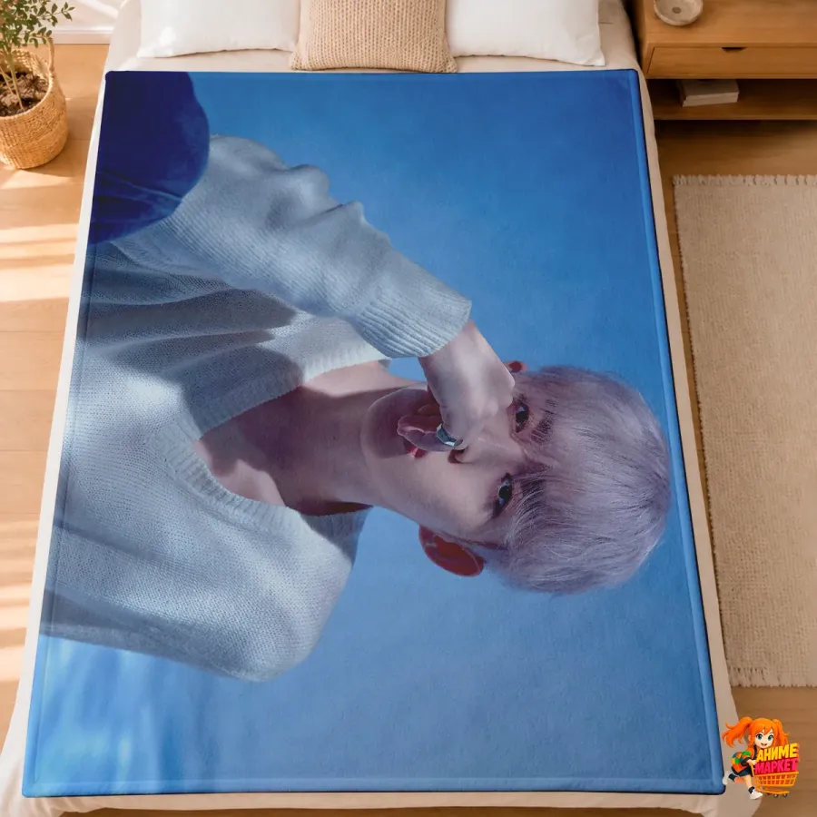 Плед с принтом k-pop Seventeen