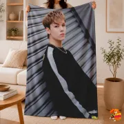 Плед с принтом k-pop Seventeen
