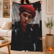 Плед с принтом k-pop Stray Kids