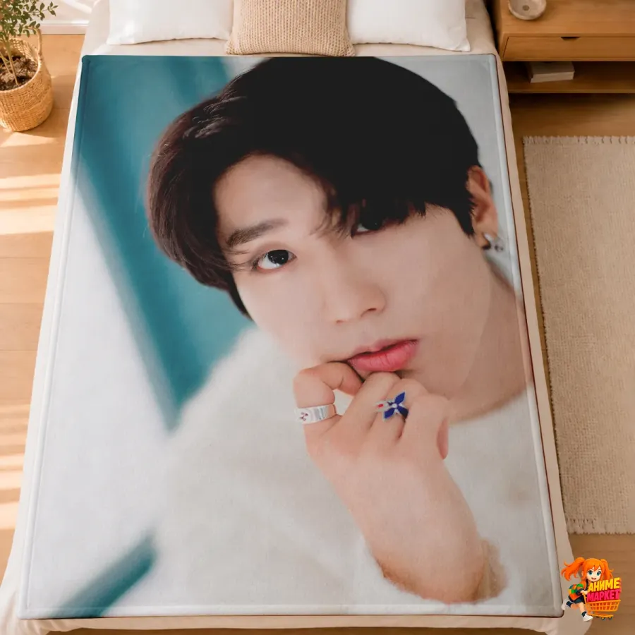 Плед с принтом k-pop Stray Kids